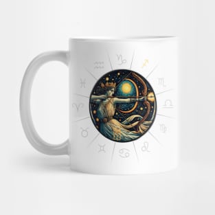 ZODIAC Sagittarius - Astrological SAGITTARIUS - SAGITTARIUS - ZODIAC sign - Van Gogh style - 11 Mug